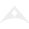 Ekena Millwork Pitch Turner Architectural Grade PVC Gable Pediment, 60"W x 35"H x 1"P (14/12) GPP060X035X100TUR - alternate 5